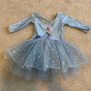 H&M 3/4T Blue Elsa Frozen Dance Dress